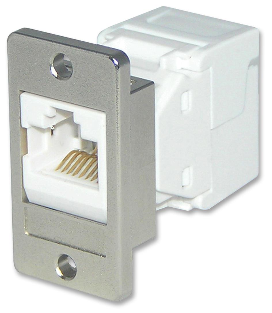 Tuk Skfwhpm Coupler, Rj45, Jack, 8P8C, Cat6