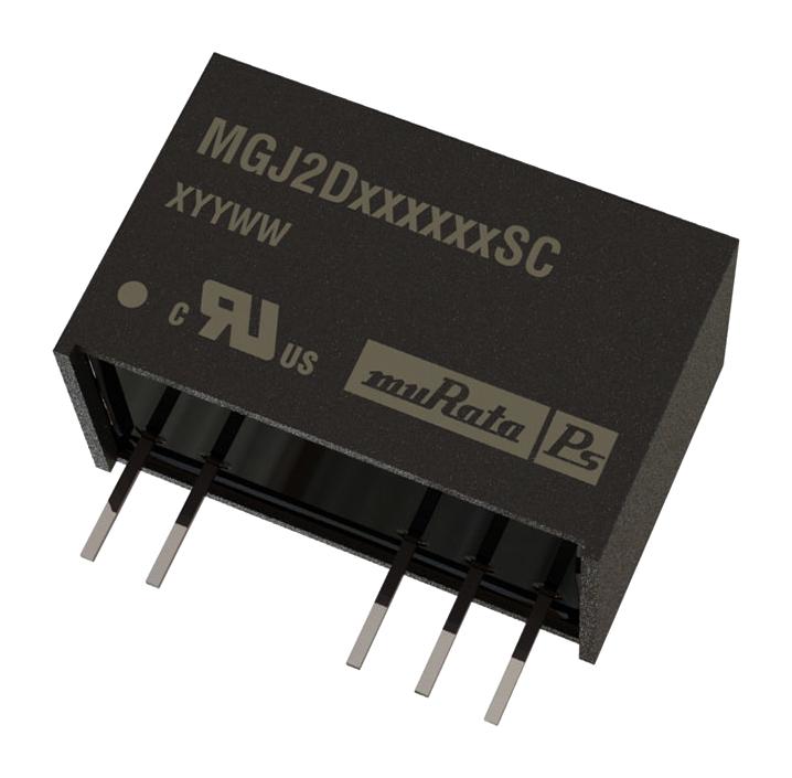 Murata Power Solutions Mgj2D052003Sc Dc-Dc Converter, 2 O/p, 2W