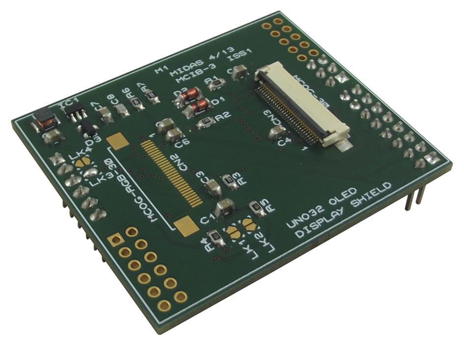 Midas Displays Mcib-3 Interface Board, Mono-Colour Oled, Uno32