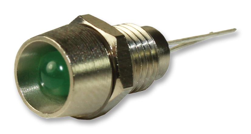 Camdenboss Ind513113-Led-Grn Panel Indicator, 5Mm, Green, 5V