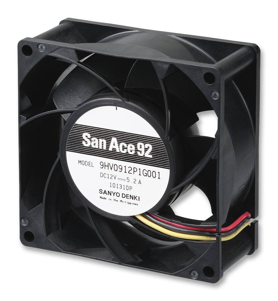 Sanyo Denki 9Hv0948P1G001 Fan, 92X38Mm, 48V, 306M3/hr, 1100Pa