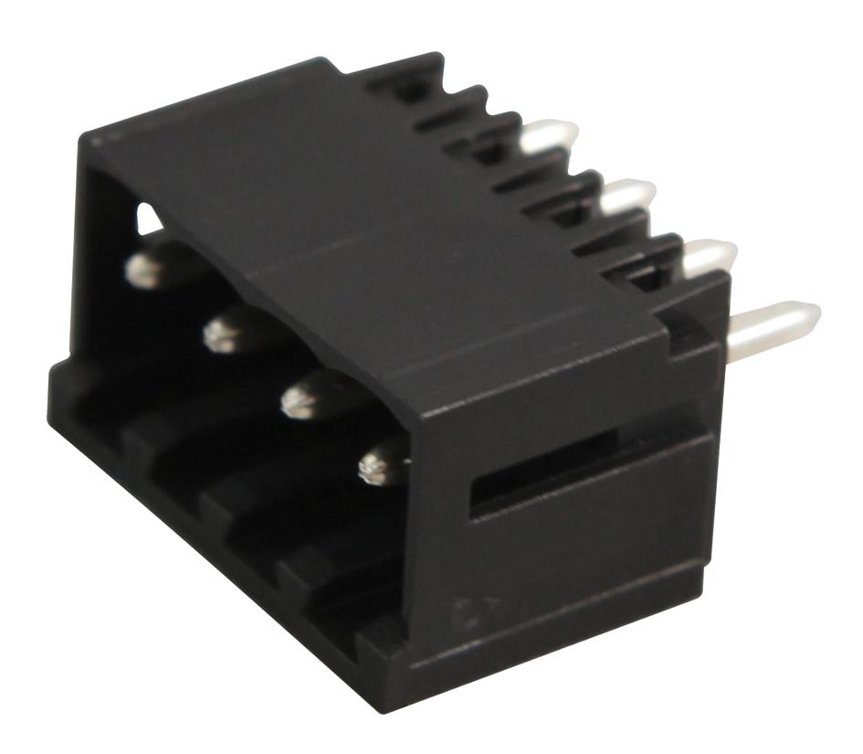 Metz Connect 31183104 Connector, Header, 4Pos, 1Row, 3.5Mm