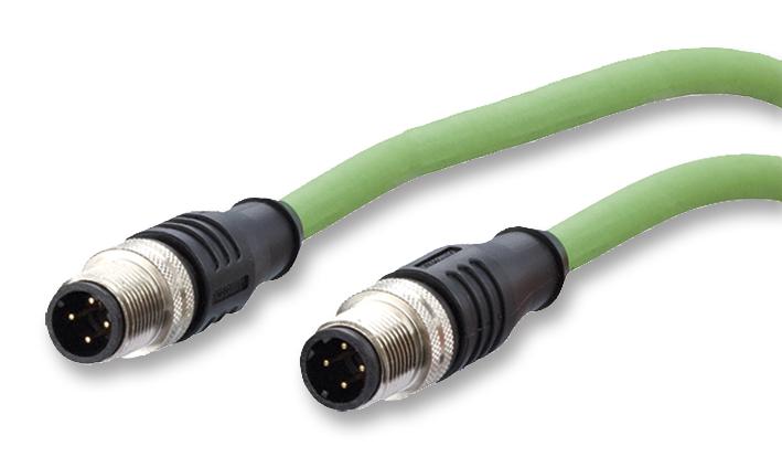 Metz Connect 142M1D11010 Sensor Cable, M12 Plug 4Pos-Plug, 1M