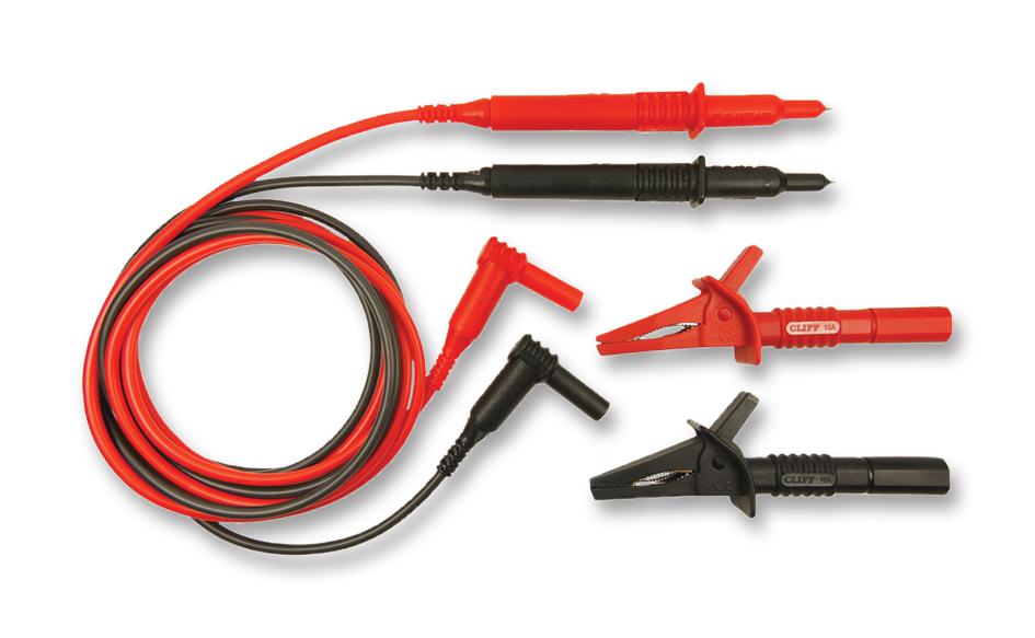 Cliff Electronic Components Cih29890 Test Lead Set, 1Kv