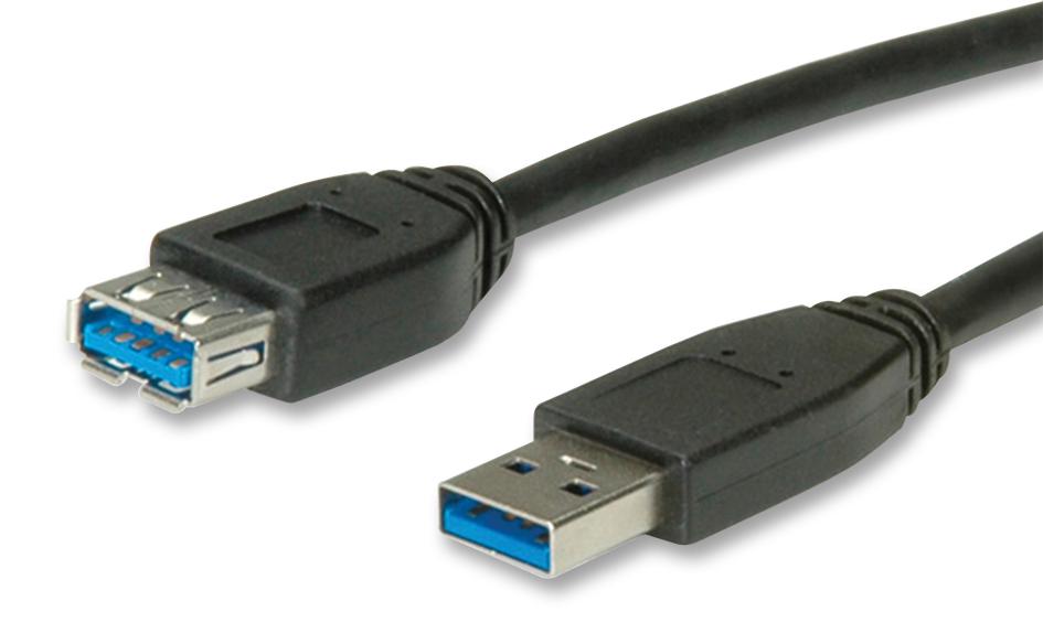 Roline 11.02.8978 Computer Cable, Usb3.0, 1.8M, Black