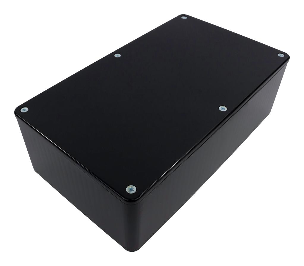 Camdenboss Bim2006/16-Blk/blk Pcb Box Enclosure, Abs, Black