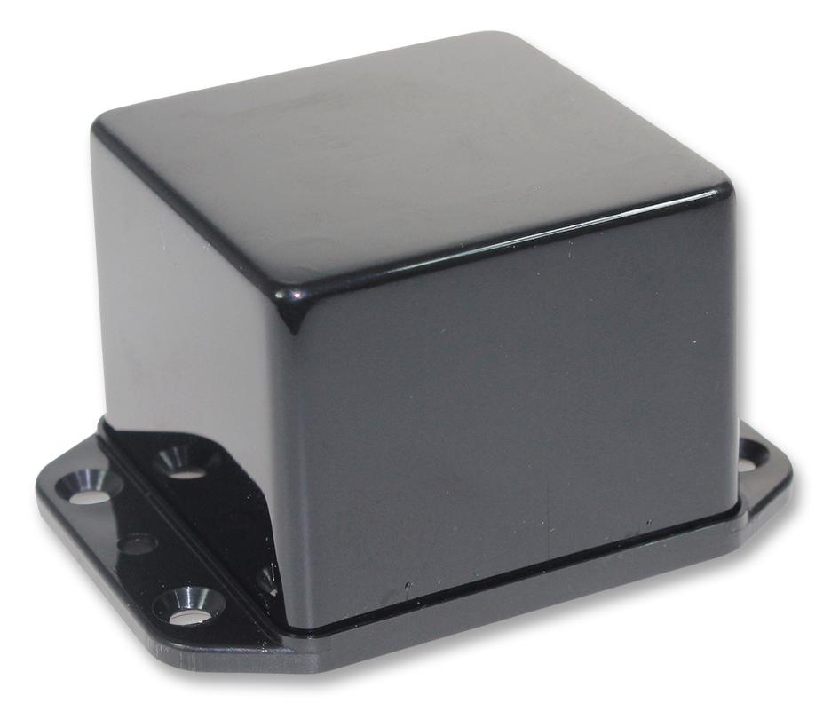 Camdenboss Bim2008/ip-Blk Flanged Lid Enclosure, Abs, Black