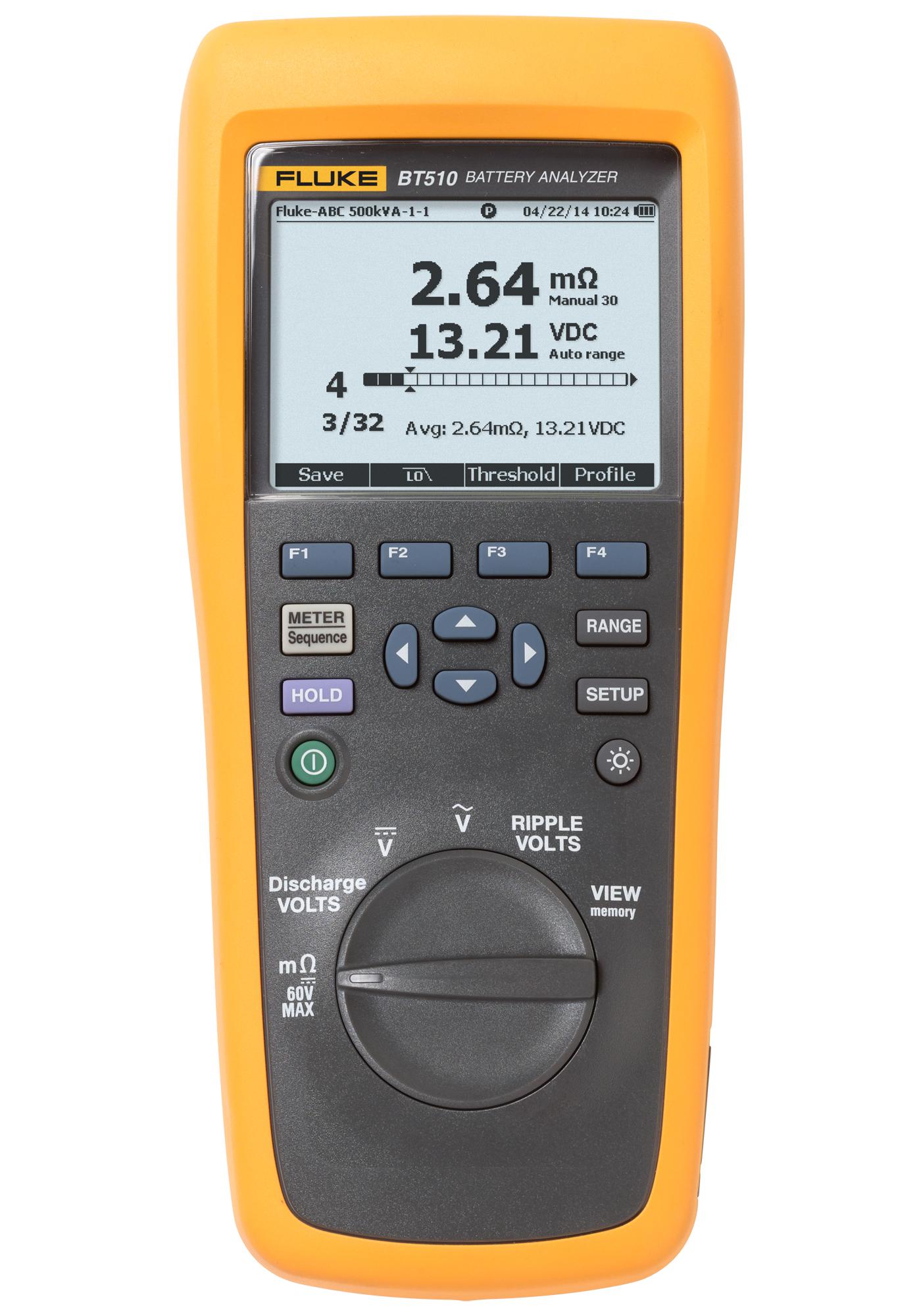 Fluke Fluke Bt510 Tester, Battery, Lead Acid/li-Ion, 600V