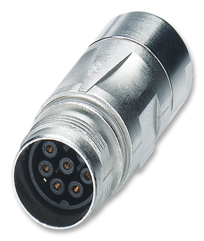 Phoenix Contact 1618750 Circular Connector, Rcpt, 9Pos, Cable