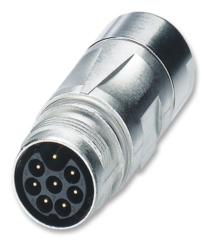 Phoenix Contact 1618742 Circular Connector, Rcpt, 9Pos, Cable