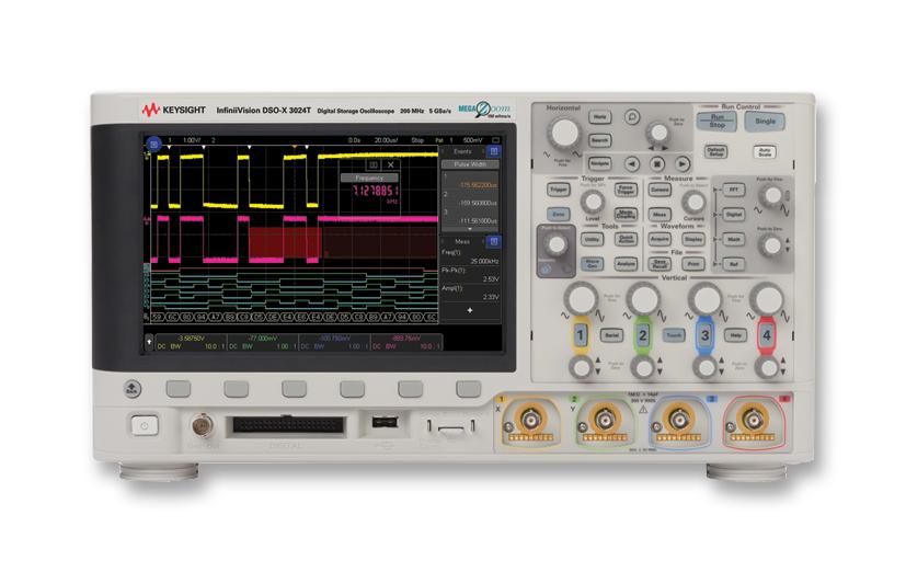 Keysight Technologies Dsox3024T Oscilloscope, 4-Ch, 200Mhz, 5Gsps