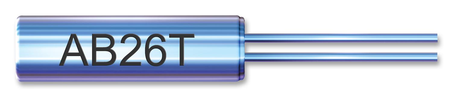 Abracon Ab26T-32.768Khz Crystal, 32.768Khz, 12.5Pf, Cylinder