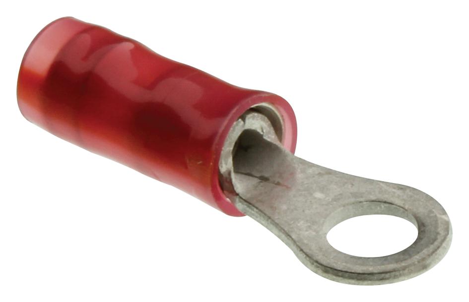 Amp - Te Connectivity 51863-3 Terminal, Ring Tongue, 6, 20Awg, Red