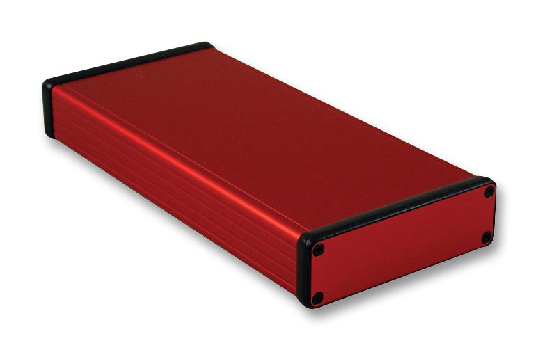 Hammond 1455L2201Rd Enclosure, Small, Alum, Red