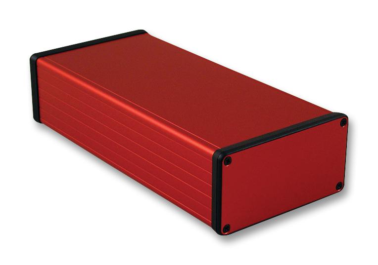 Hammond 1455N2201Rd Enclosure, Small, Alum, Red