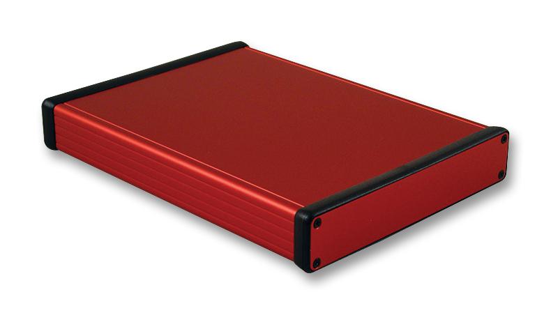 Hammond 1455R2201Rd Enclosure, Small, Alum, Red