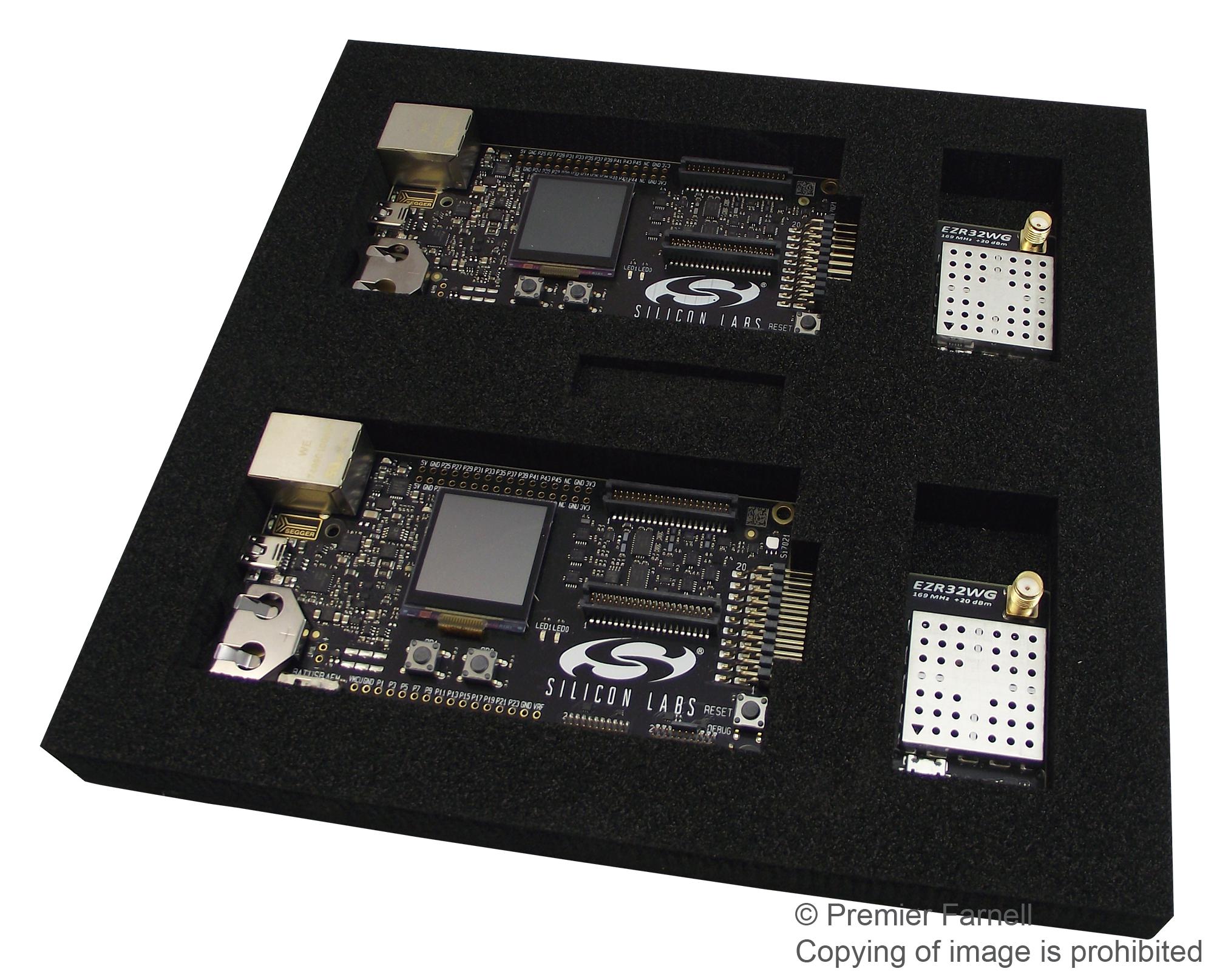 Silicon Labs Slwstk6224A Dev Brd, Ezr32Wg330 169Mhz Wireless Mcu