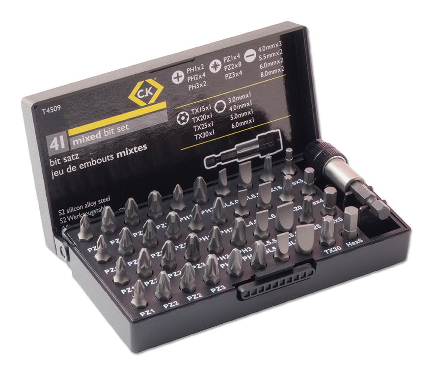 Ck Tools T4509 Screwdriver Bit Set, 41Pcs