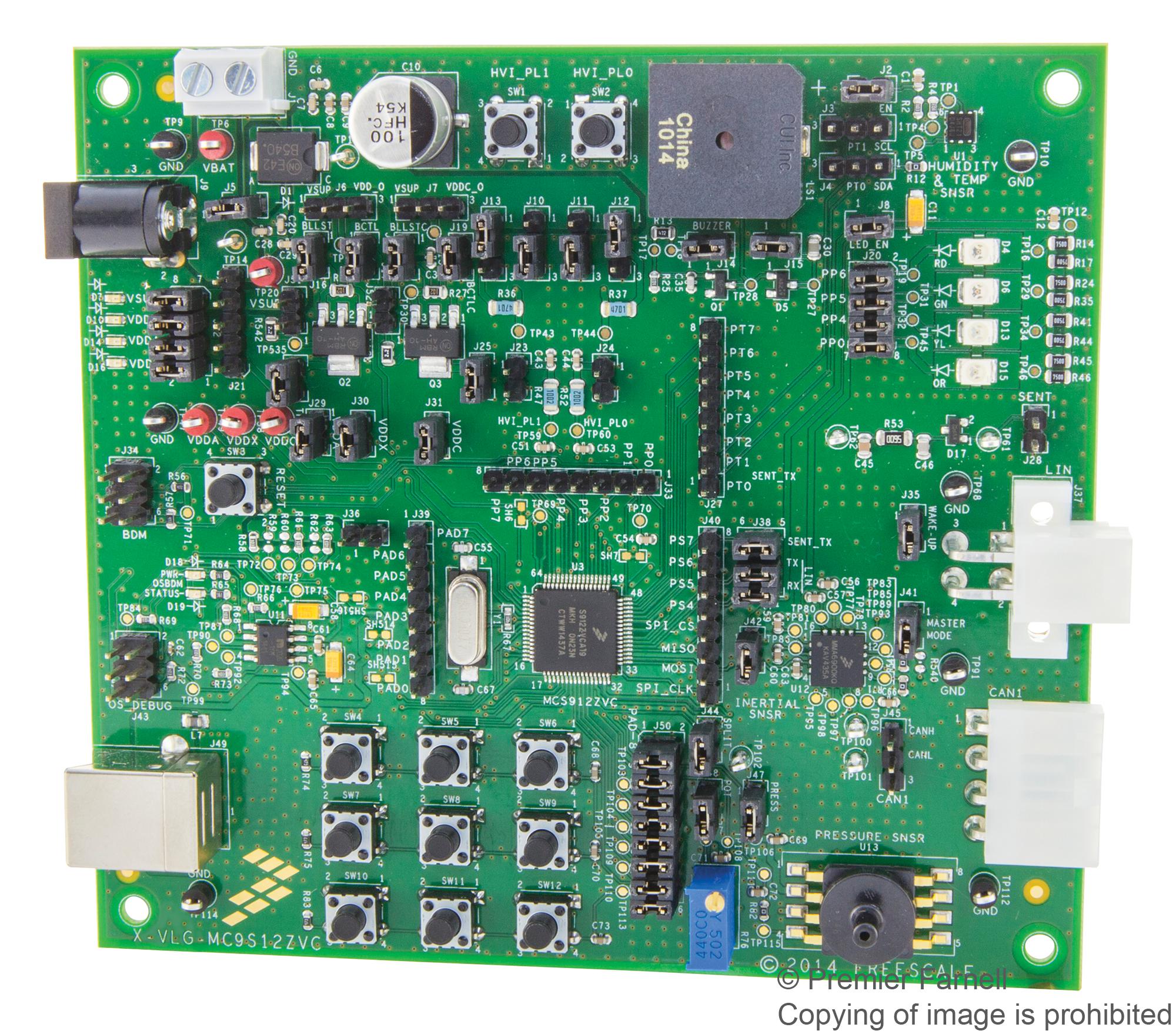 Nxp Vlg-Mc9S12Zvc Evaluation Board, Mixed Signal Mcu