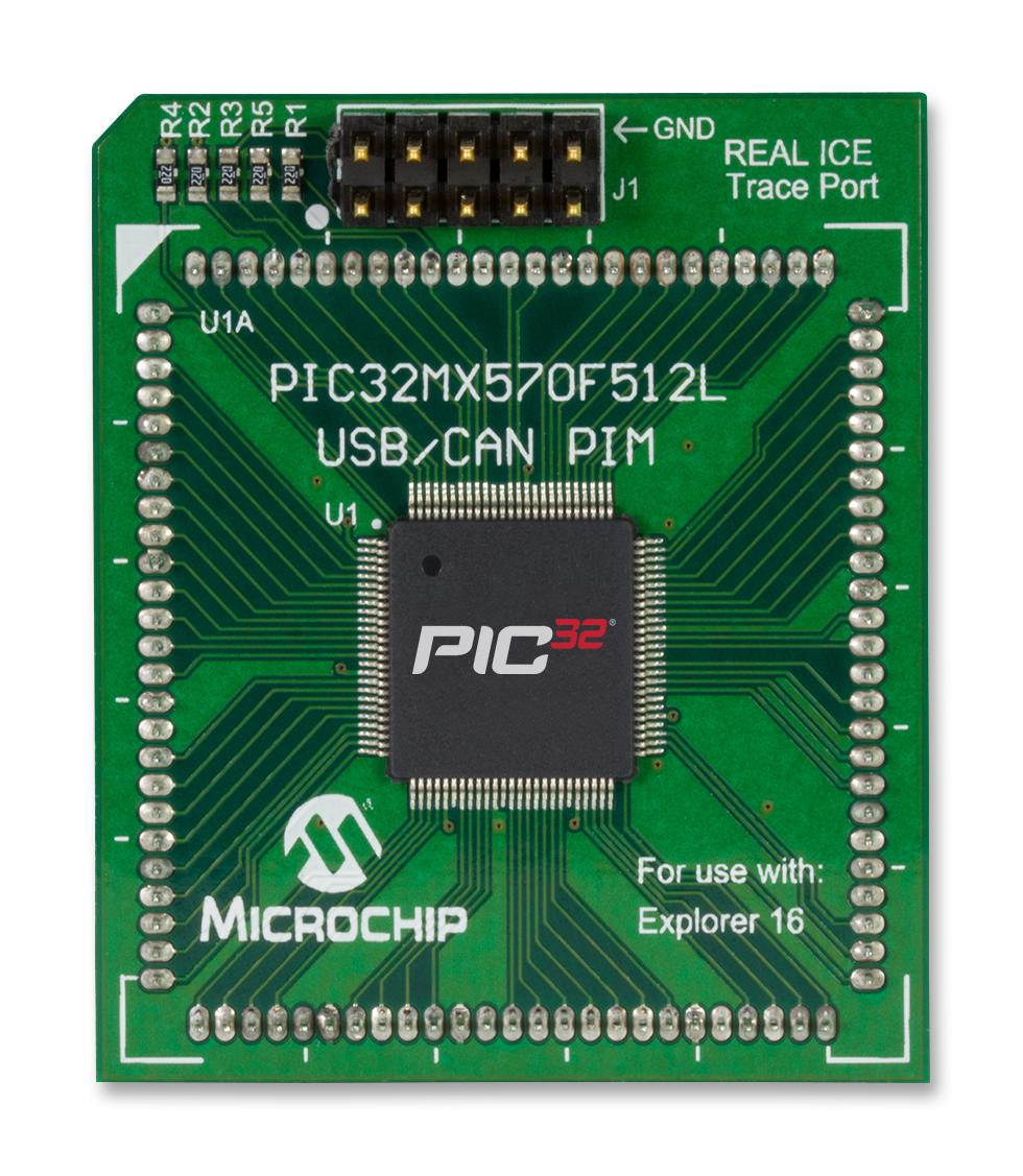 Microchip Ma320015 Plug-In Module, Pic32Mx, Can & Usb