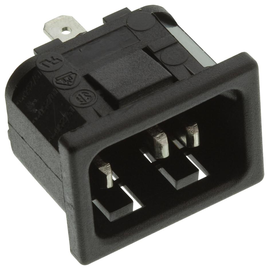 Corcom - Te Connectivity 6Esrmc2 Connector, Power Entry, Plug, 15A, 250V