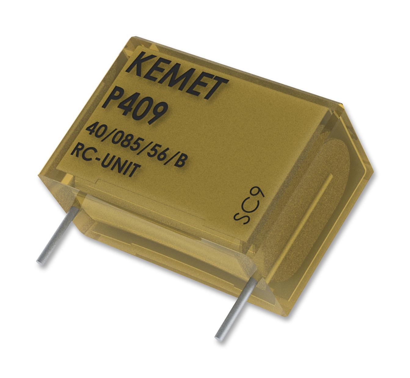 Kemet P409El474M275Ah101 Cap, 0.47Îf, 20%, Paper, Radial