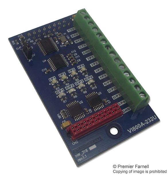 Bridgetek Vi800A-232U Serial Adaptor Board, Rs232, Ft800 Eve