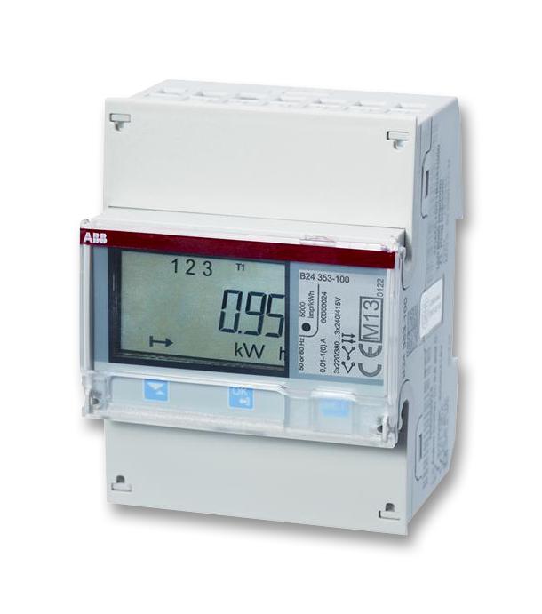 Abb 2Cma100177R1000 Energy Meter, 3Ph, 220V-240V, 6A