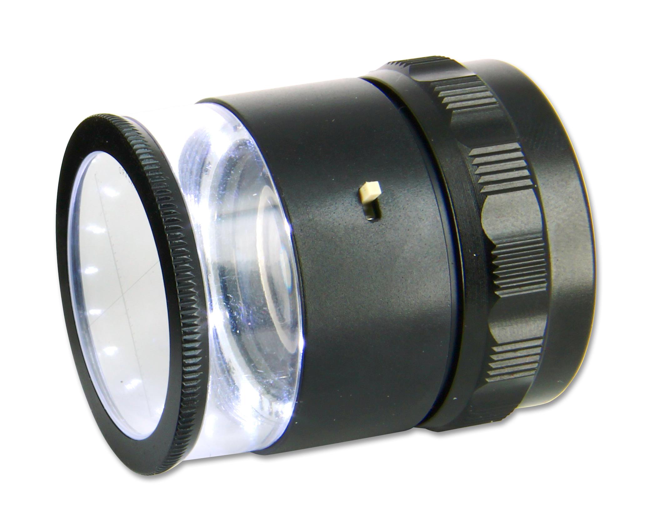 Ideal-Tek Le-003 Loupe With Led Light, 10X, 3Double Lens