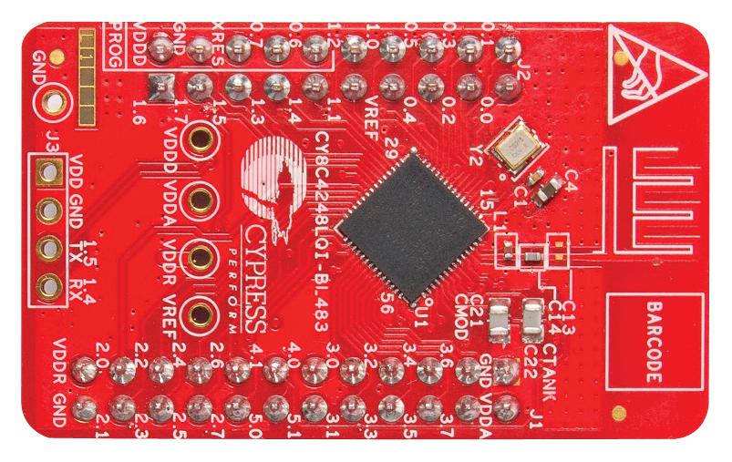 Infineon Cy8Ckit-142 Add-On Module, Cy8C4247Lqi Psoc 4 Ble