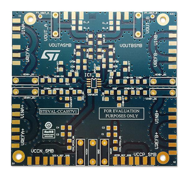 Stmicroelectronics Steval-Cca057V1 Bare Board, Dual Op-Amp, So8 Package