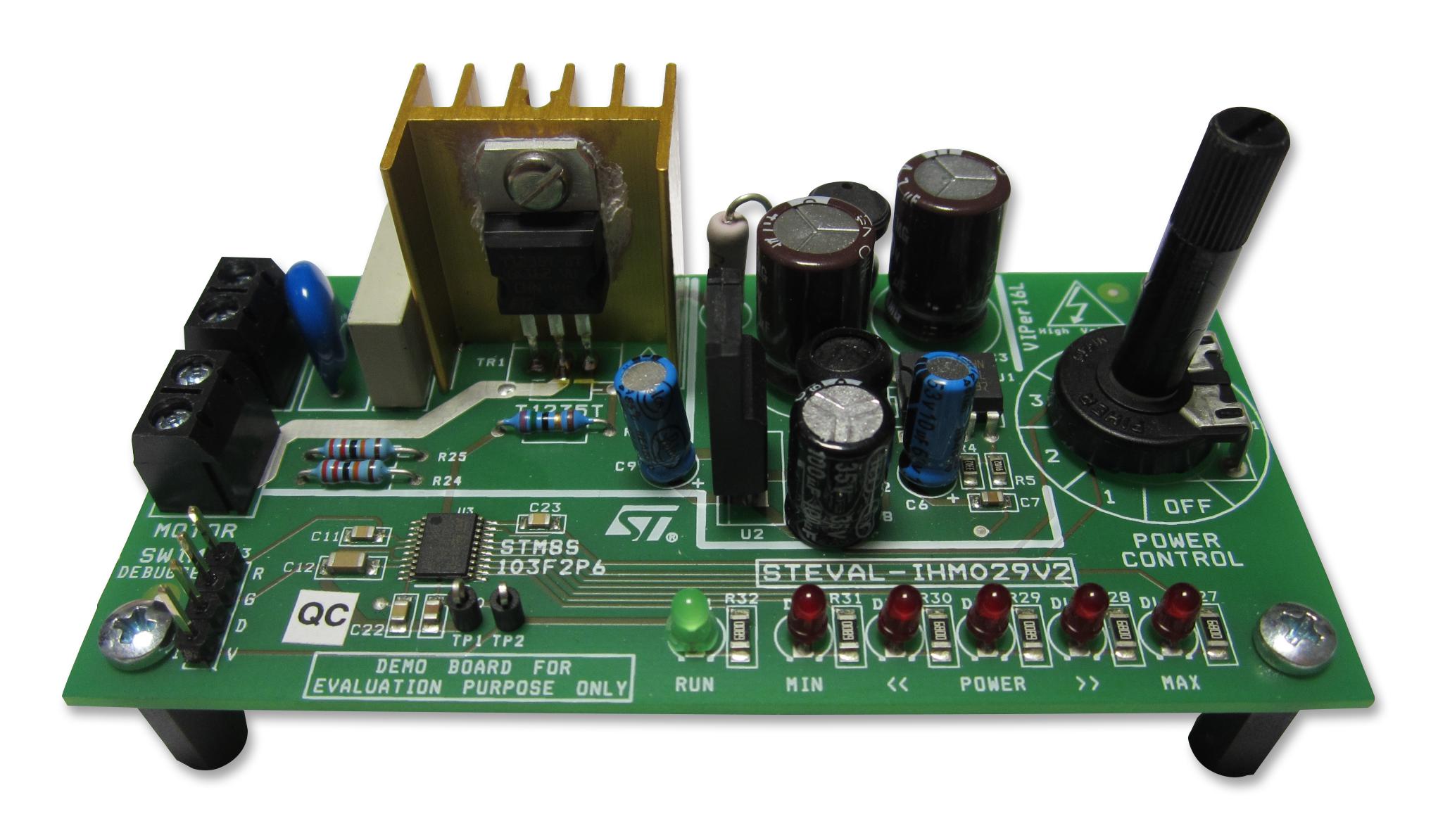 Stmicroelectronics Steval-Ihm029V2 Eval Board, Viper16 Motor Control, Stm8