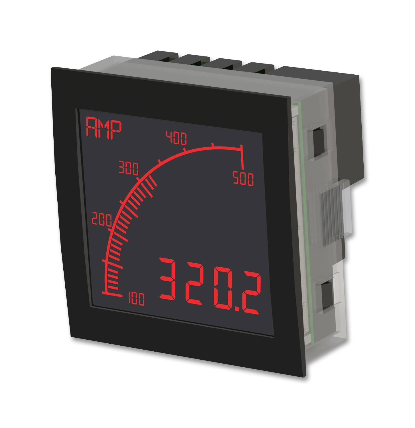 Trumeter Apm-Amp-Ano. Digital Ammeter, Neg Lcd-O/p, 0A To 5A