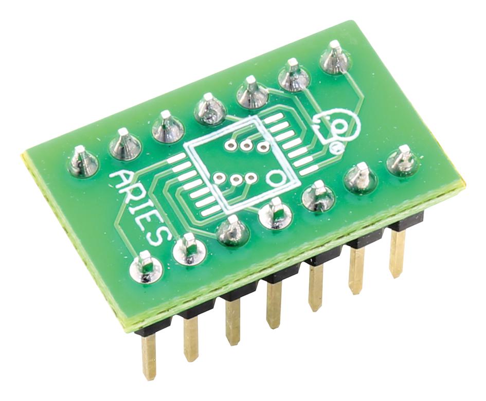 Aries Lcqt-Tssop14 Ic Adaptor, 14-Tssop To Dip, 2.54Mm