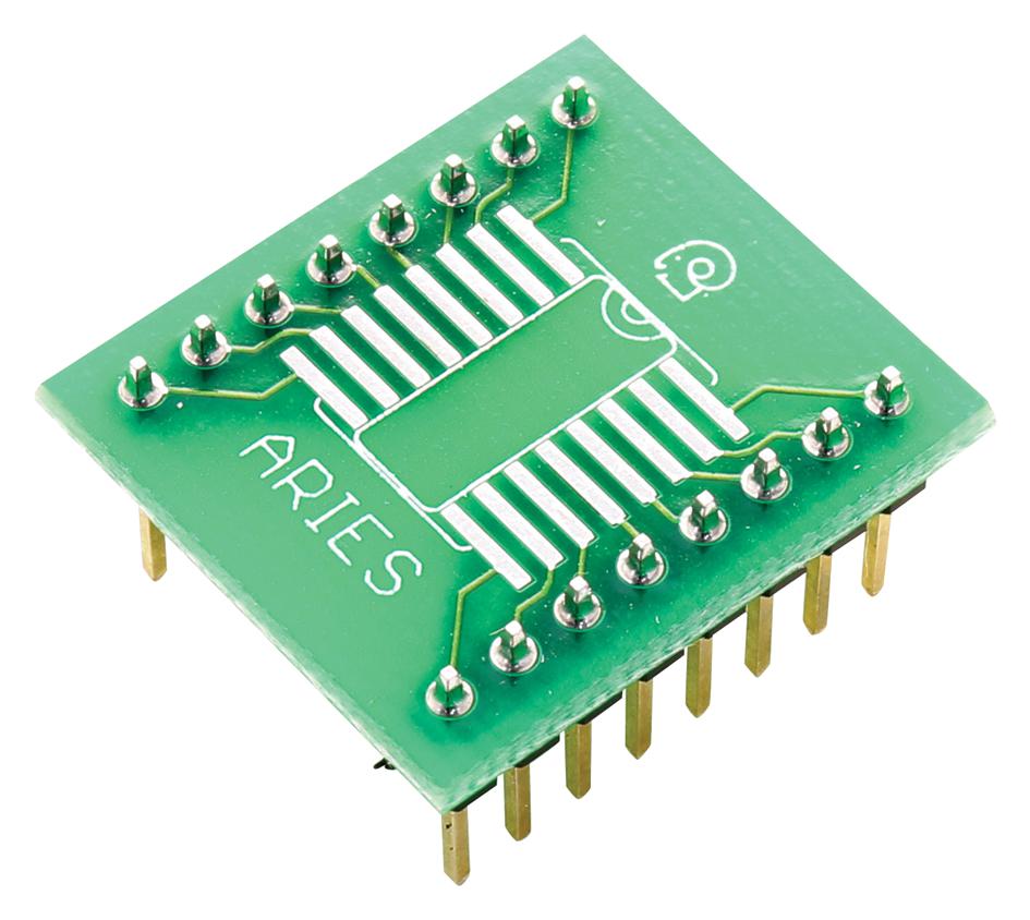 Aries Lcqt-Soic16 Ic Adaptor, 16-Soic To Dip, 2.54Mm