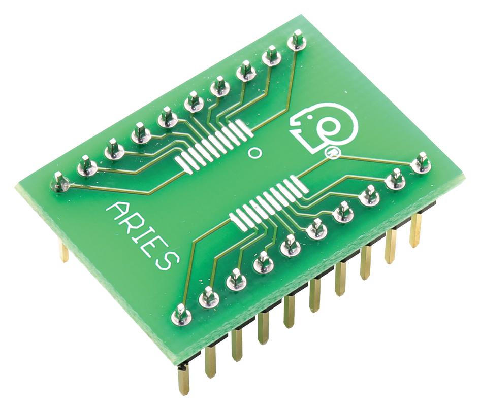 Aries Lcqt-Tssop20 Ic Adaptor, 20-Tssop To Dip, 2.54Mm