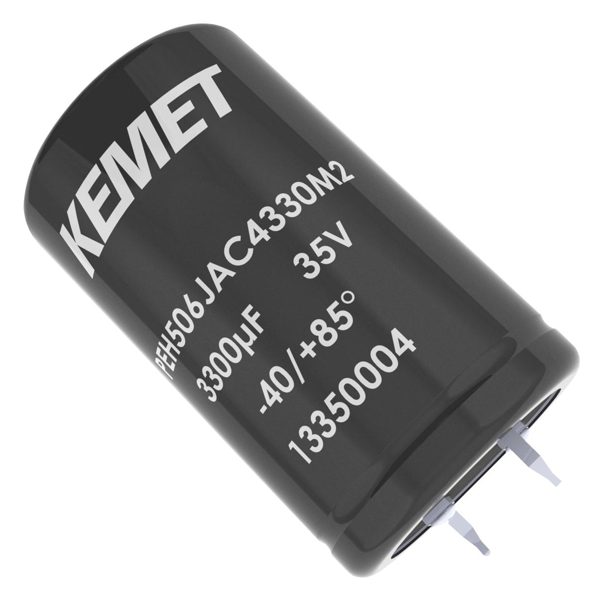 Kemet Peh506Vac3100M2 Cap, 100Îf, 400V, Alu Elec, Snap-In