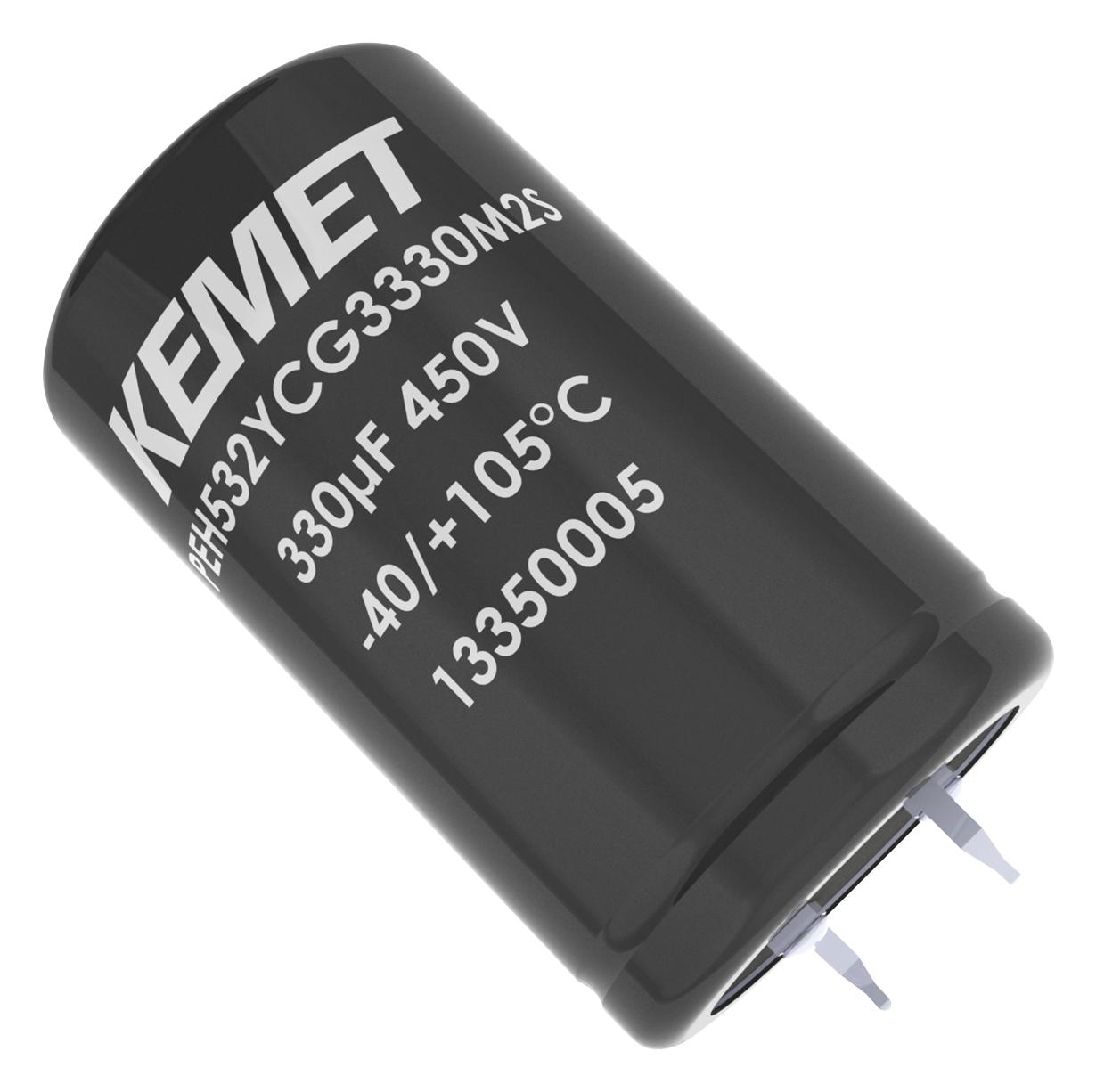 Kemet Peh532Vbd3180M2 Cap, 180Îf, 400V, Alu Elec, Snap-In