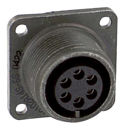 Amphenol Aerospace 88-569782-05S Circular Connector, Rcpt, 11-5, Jam Nut