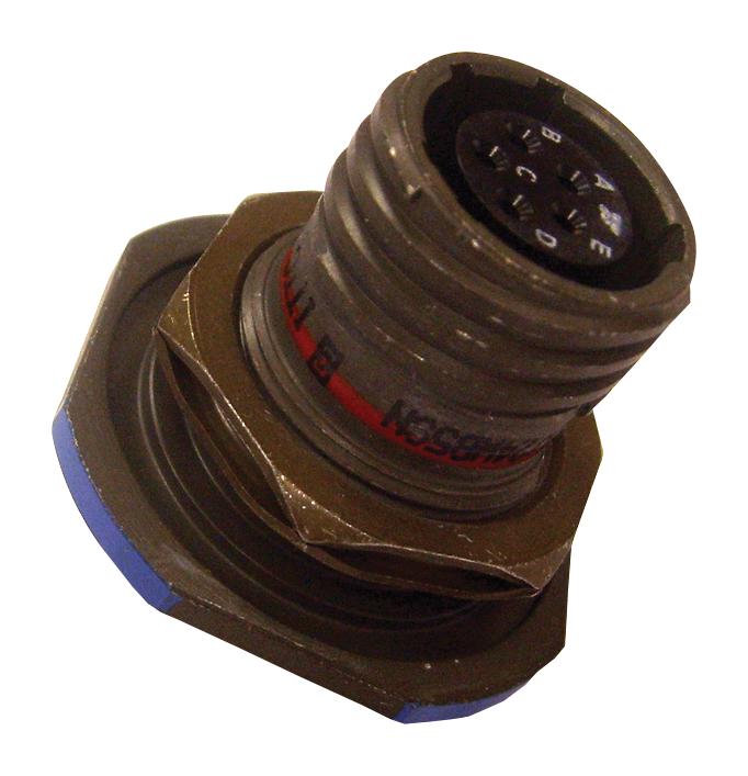 Amphenol Aerospace D38999/24Me6Sc Circular Connector, Rcpt, 17-6, Jam Nut