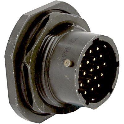 Amphenol Industrial Ms3114F14-19P Circular Connector, Rcpt, 14-19, Jam Nut