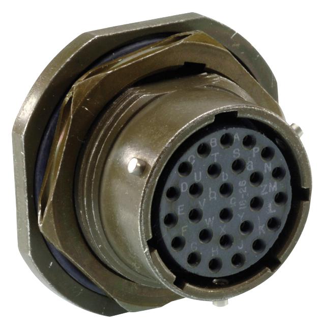 Amphenol Industrial Pt07P14-15S Circular Connector, Rcpt, 14-15, Jam Nut