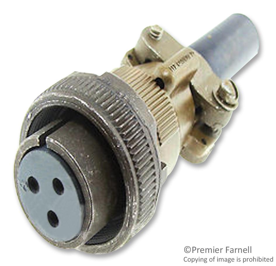 Itt Cannon Ms3106E16S-5S Circular Connector, Plug, 16S-5, Cable