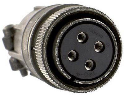 Itt Cannon Ms3106F20-4S Circular Connector, Plug, 20-4, Cable