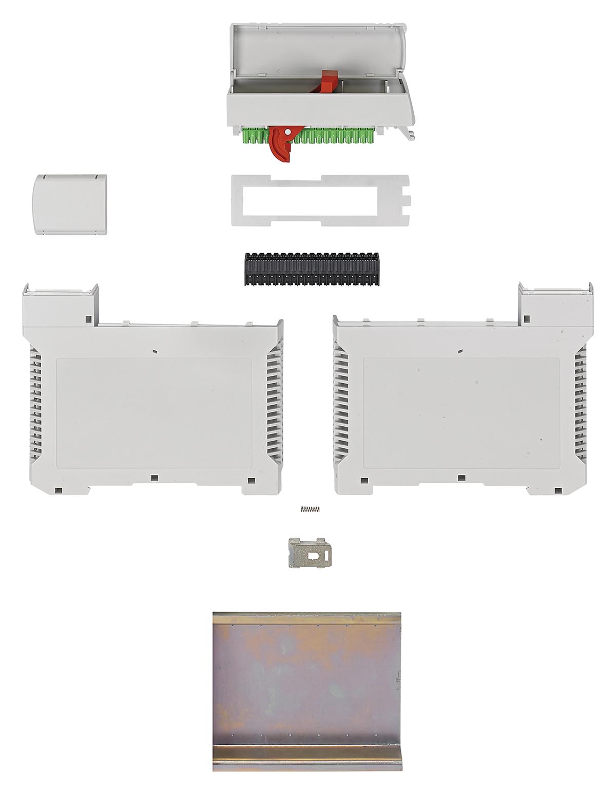 Phoenix Contact 2202526 Electronic Housing, Din Rail, Pc, Grey