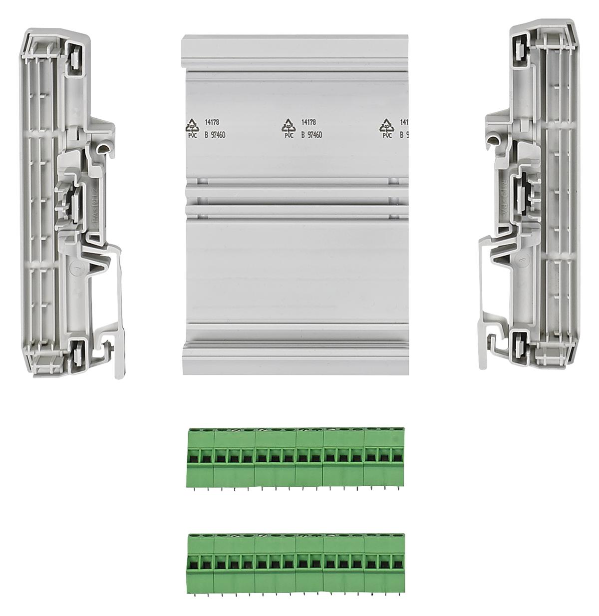 Phoenix Contact 2202528 Electronic Housing, Din Rail, Pvc, Grey