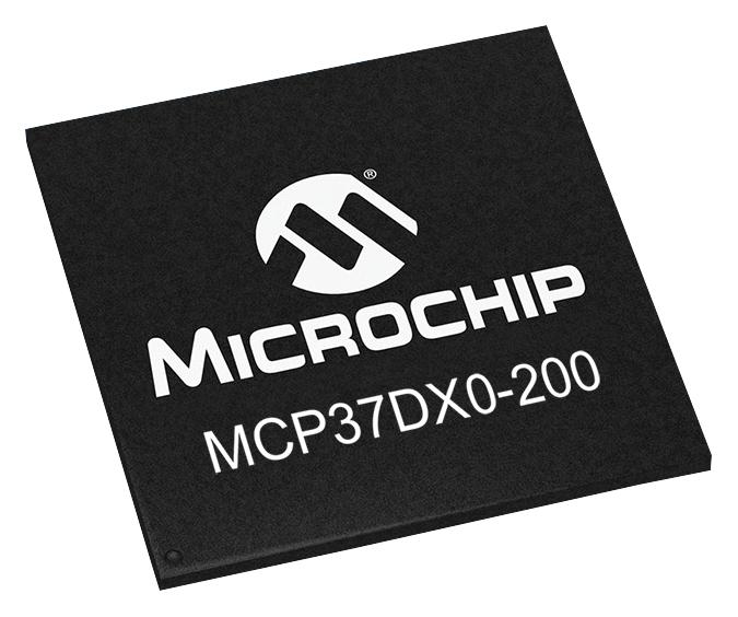 Microchip Mcp37D10-200I/tl Adc, Single, 12Bit, 200Msps, Spi, Vtla