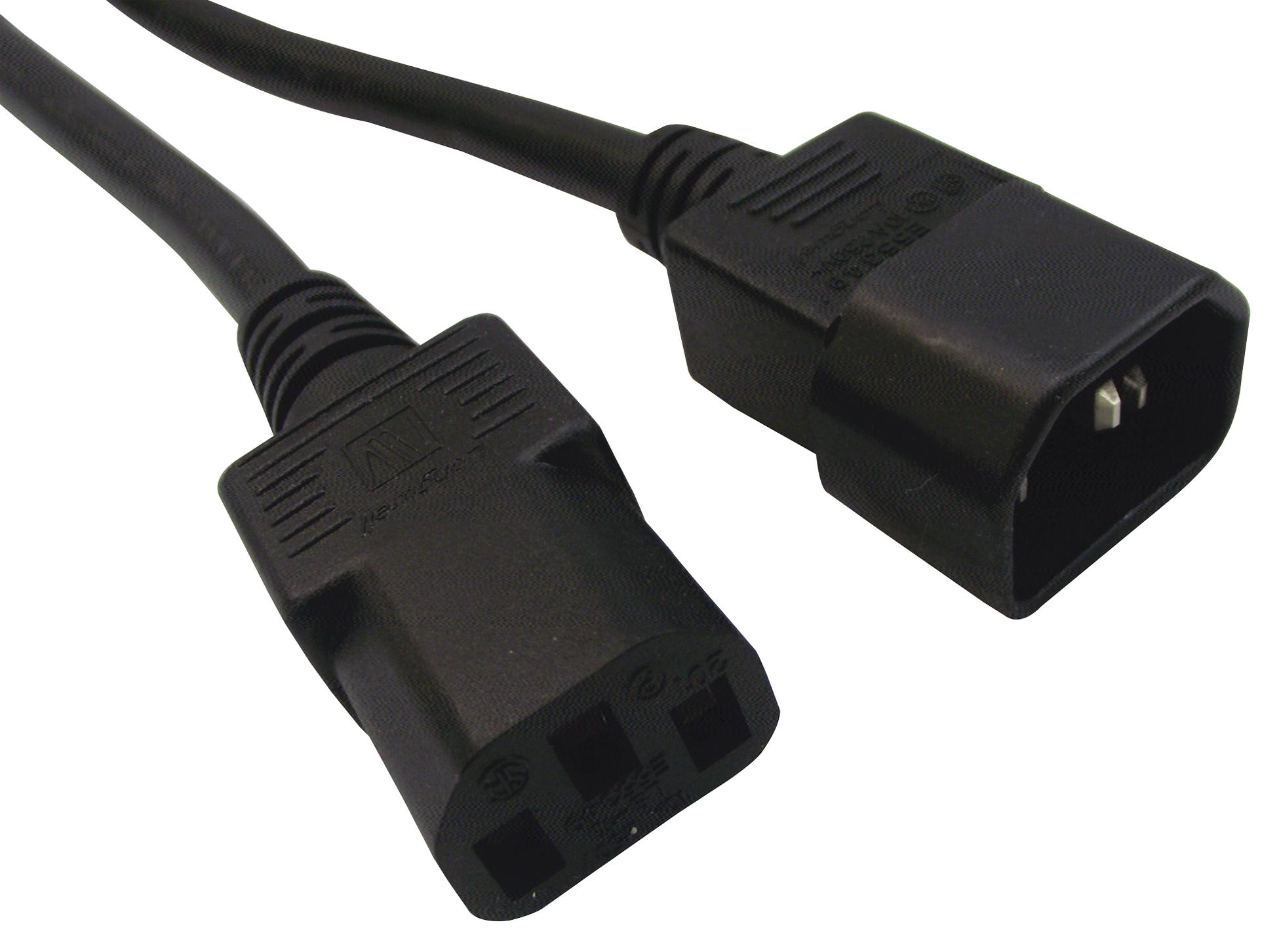 Multicomp Pro Gw-151626 Power Cord, Iec 60320 C13-C14, 2M