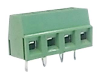 Camdenboss Ctb0502/4 Terminal Block, Wire To Brd, 4Pos, 12Awg