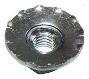 Ettinger 002.09.218 Nut W/ Washer, Hex, Steel, M8